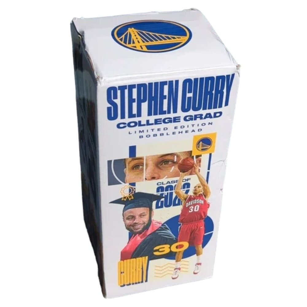 Stephen Curry college Grad limited edition bobblehead